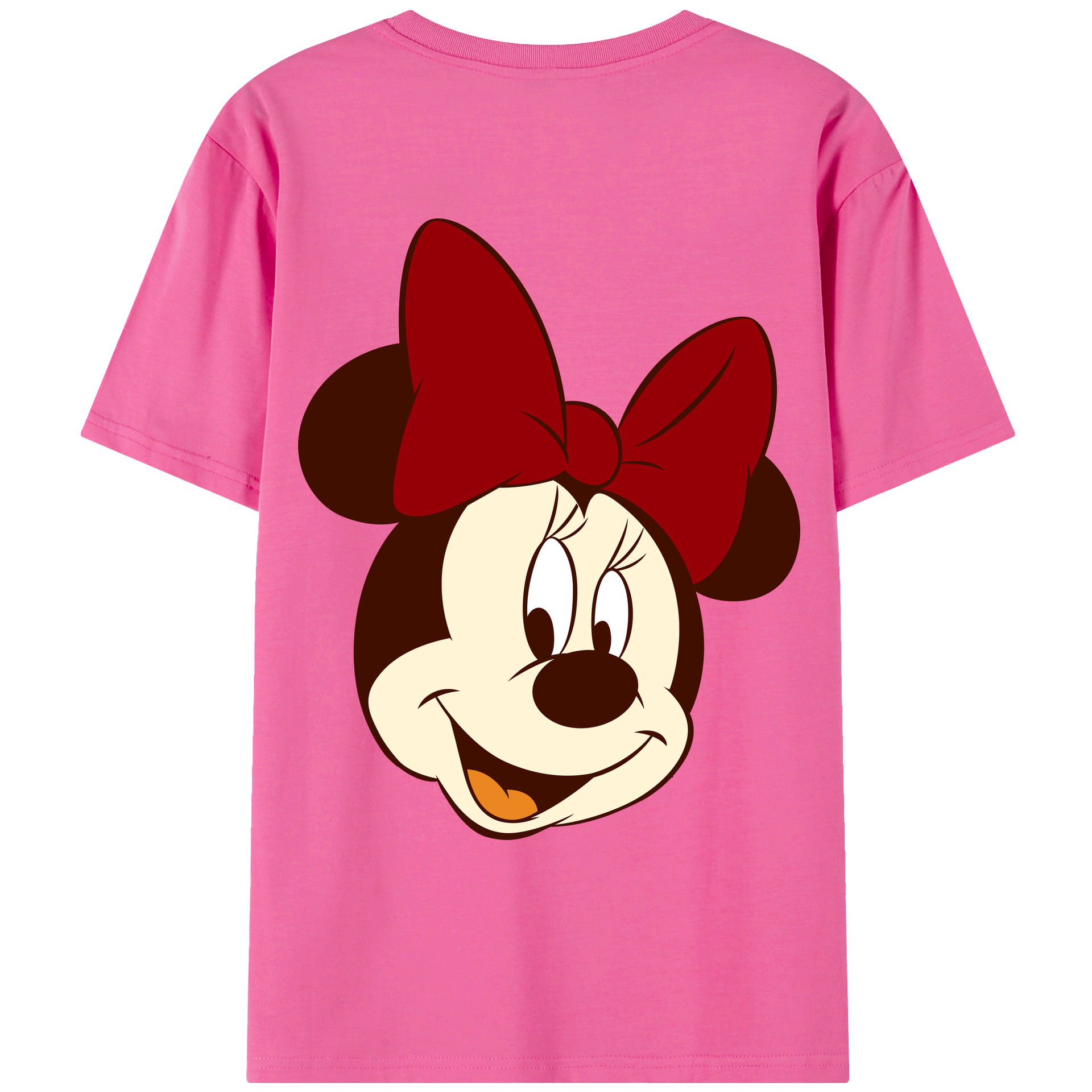 （画像用） ミッキーマウス Mickey Mouse レディース半袖Tシャツ(バックプリント)